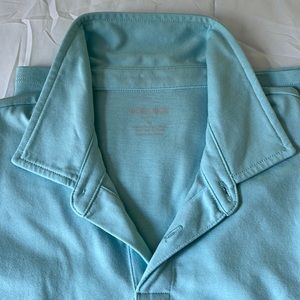 Bonobos Pima performance polo in size medium slim fit in color sky blue